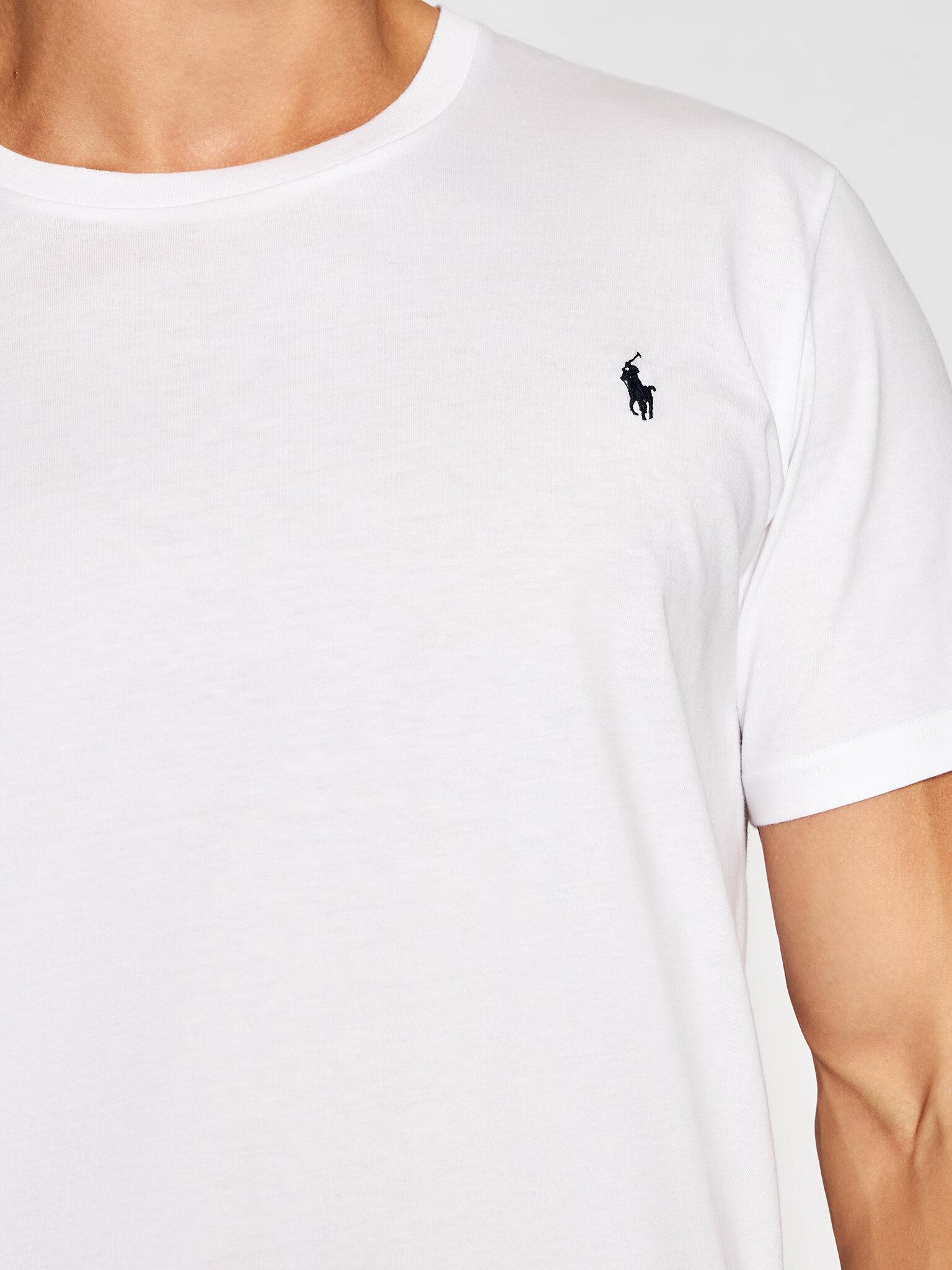 Tシャツ・カットソー POLO RALPH LAUREN Men T-shirt White 714844756 004 ABBIGLIAMENTO T-SHIRT RALPH LAUREN 714844756/004